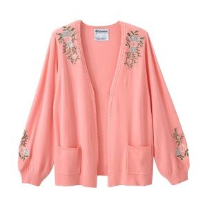 Silverts • NWT embroidered cardigan